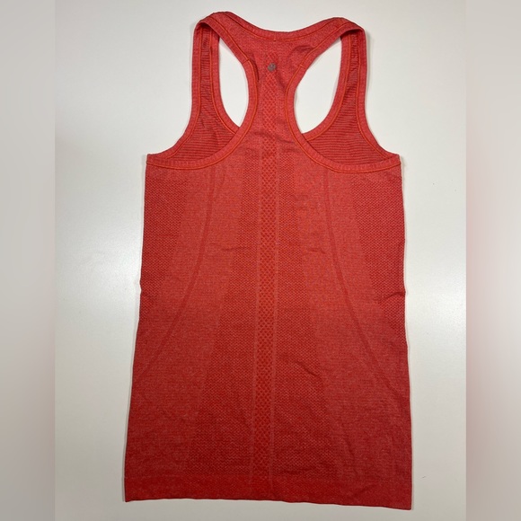 Lululemon Run swiftly tank top size 2 warm coral Orange Red - Picture 2 of 6
